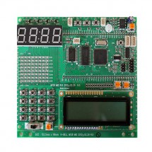 WIN AVR ATmega128키트로, UART,LCD,Dot 8X8,Counter,AD
